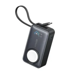 Anker MagGo Power Bank (10K, 35W, For Apple Watch, Built-In USB-C) - Black